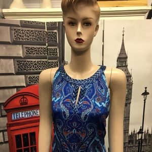 INC International Concept Paisley Sleeveless Dress